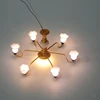 LED Ceiling Lamp Dollhouse Furniture Chandelier Light Sand Table DIY Material Miniature Accessories Kid Toy 3