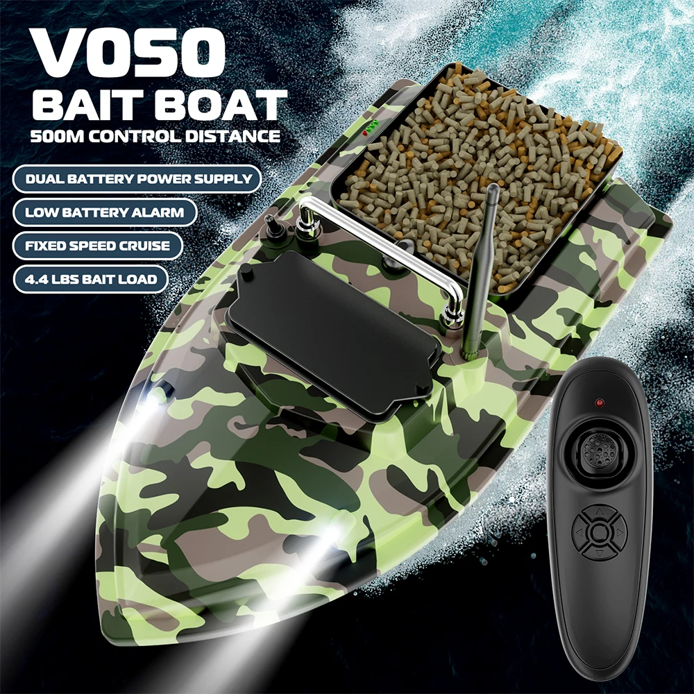 Description Picture 5 of itemVWVIVIDWORLD Brand,RC Fishing Bait Boat,Dual Motor Fish Finder,2KG Loading,Support Automatic Cruise/Route Correction VX