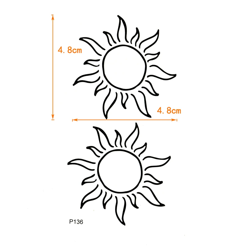 Sun Totem Waterproof Tattoo Sticker Sleeve Tatoo Men Tatuajes Temporales A Prueba De Agua Body Tattoos Feminino Tatuagem
