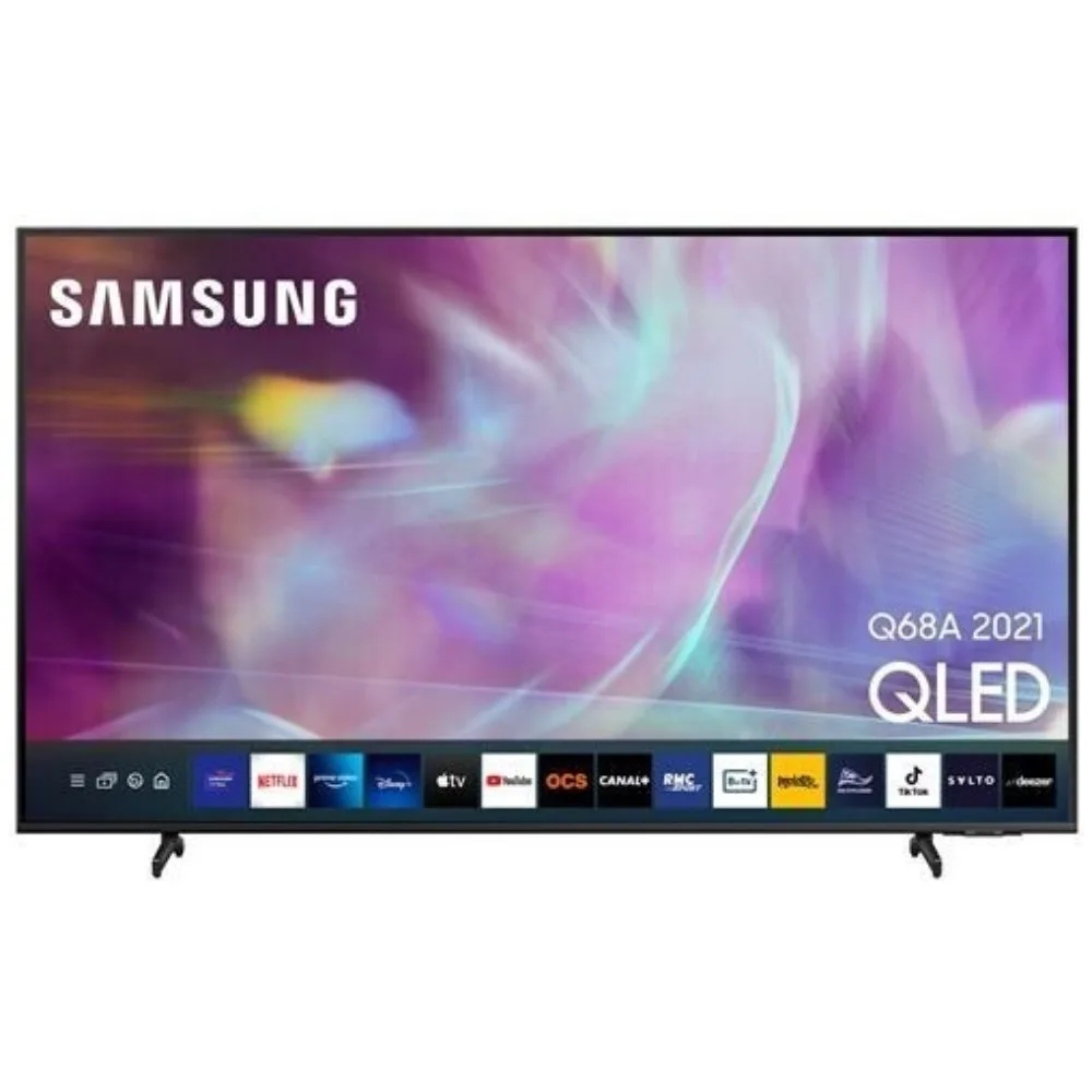 Смарт-ТВ Samsung QE55Q68A 55 дюймов 4k ultra hd QLED Tizen | Электроника