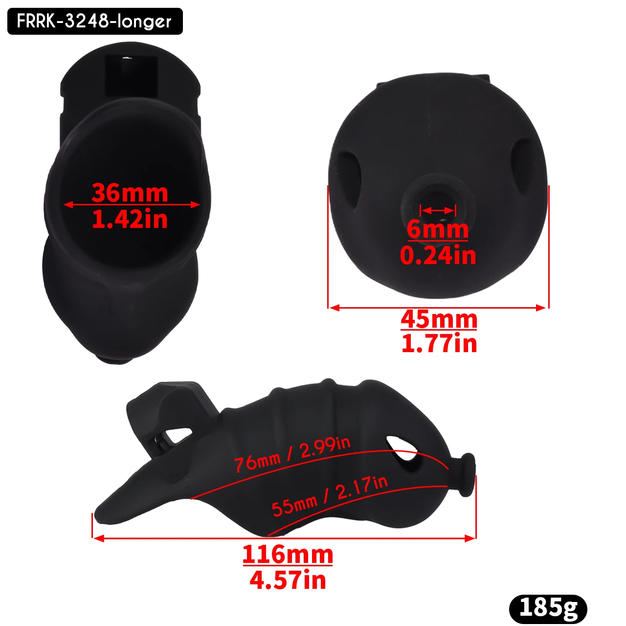 FRRK Darkness Black Silicone Chastity Cage with 4 Penis Rings Harness Band Belt Anti-Escape Training Sexshop пояс верности