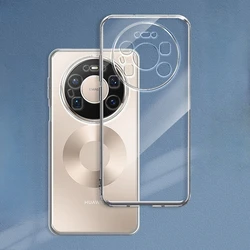 Transparent TPU Liquid Silicone Soft Phone Case - Clear Protective Back Shell (Huawei mate 80)