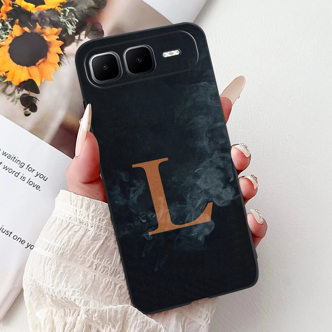 Luxury Letters Soft TPU Phone Case for Infinix Smart 10 Plus