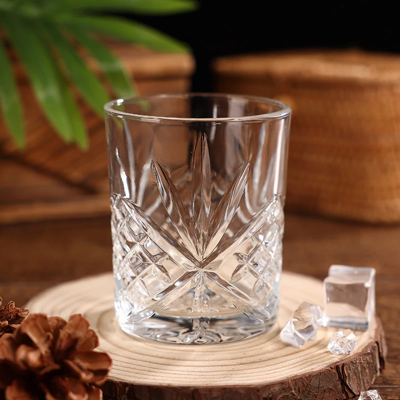 11oz 330ml Creative Fashioned Glassware for Whiskey Cocktail Scotch Brandy Beer Transparent Household Classic Liquor Spirits Cup