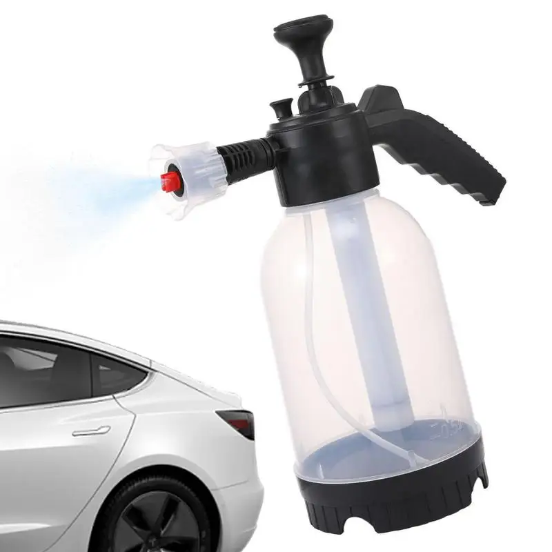 

Car Foam Sprayer High Pressure Multipurpose Portable Car Wash Pump Foaming Watering Can 2L High Pressure Hand Pressure Pump Spra