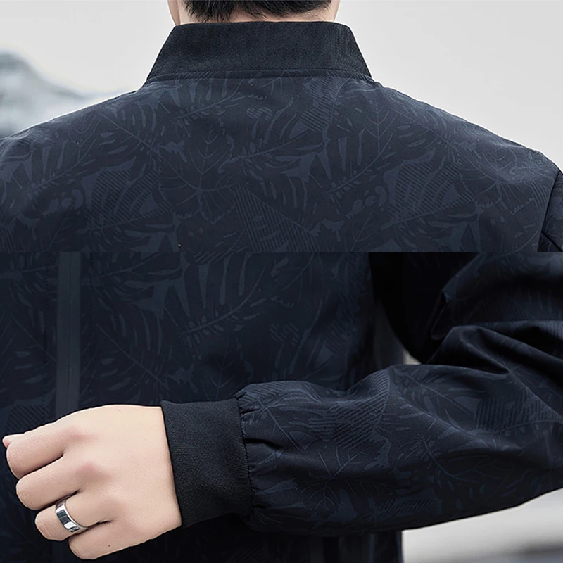 2024 Spring Autumn Jackets Fashion Outdoor Sports Windproof Jackets Men's Clothing Zipper Military Casual Jackets Men's Tops