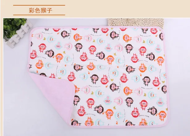 Hot 50x70cm Baby Infant Waterproof Urine Bed Mat Animal Reusable Diaper Travel Home Cover Burp Changing Pads
