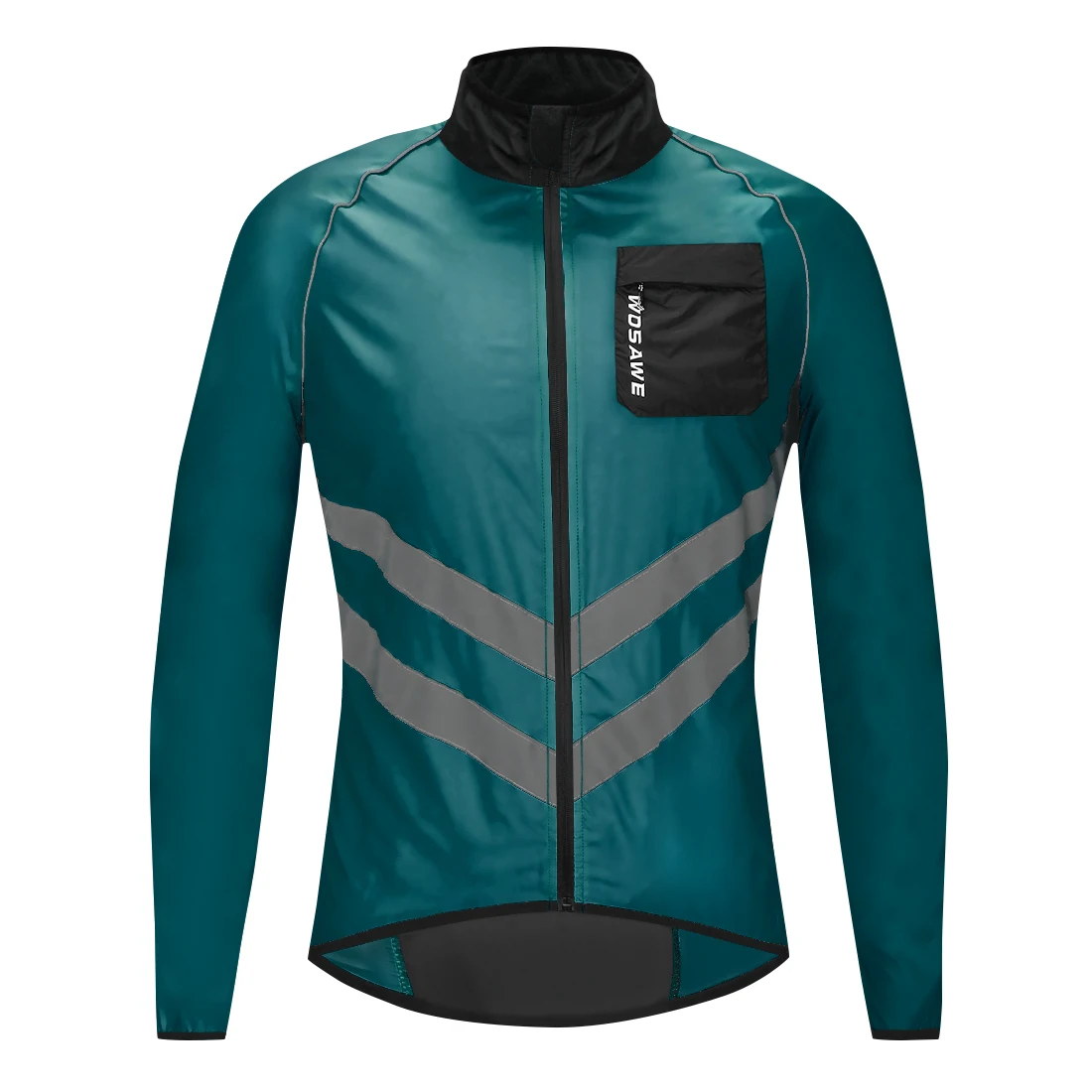 WOSAWE Men's Windproof Cycling Jackets Reflective Waterproof Rainproof Downhill MTB Bike Jacket Bicycle Riding Windbreaker M-3XL