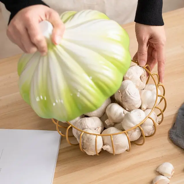 Lelktori Hagyma Alakú Fokhagymás Kosár Újrafelhasználható Nagy Kapacitású Tyúk Kacsa Tojás Konyhai Kellékek - Image 2
