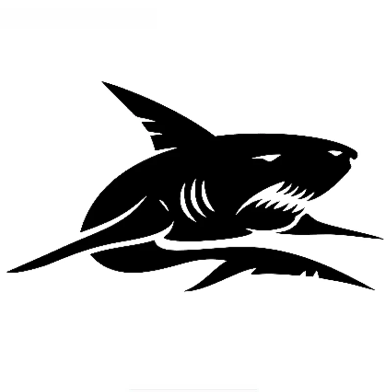

Animal Angry Shark Car Sticker Personality Decal Waterproof Vinyl Decals Accessories Sticker for Peugeot 206 Audi,11cm*20cm