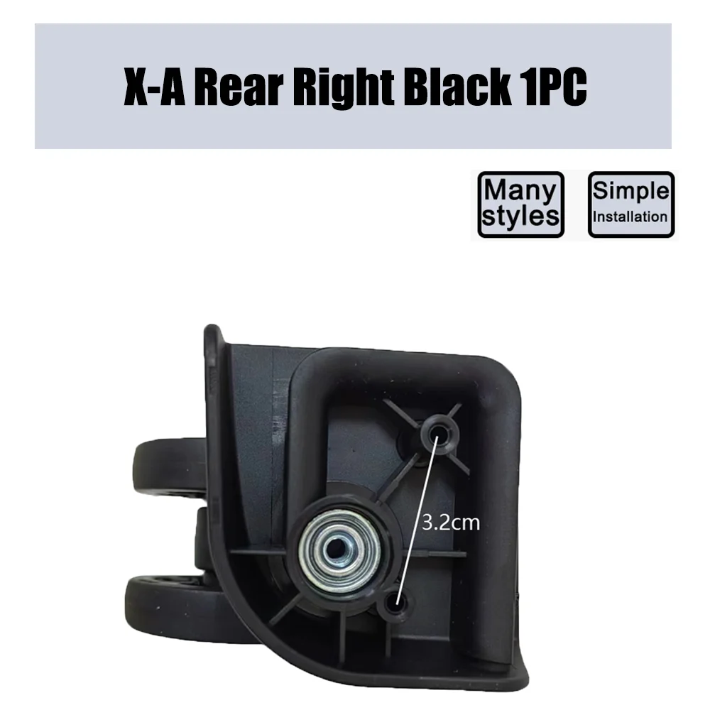 Suitable For Hongying X-A Trolley Case Wheel Pulley Sliding Casters Universal Wheel Luggage Wheel Slient Wear-resistant Smooth