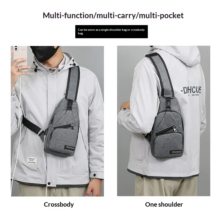 Men's Chest Bag Image 3