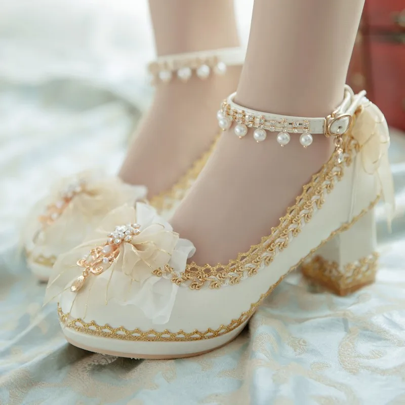 

Hand made tea party flowers marry high heels everything matching shoes