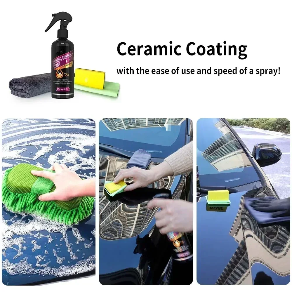 Ceramic Coating Spray Nano Ceramic Car Coating For Auto Paint Care Crystal Durable Protection Paintwork Shine Shield