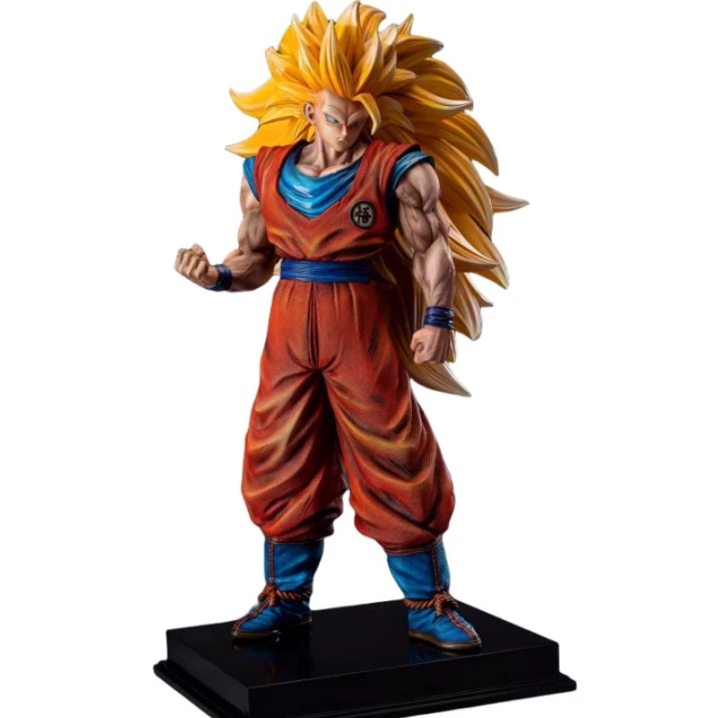 

Pre Sale 56Cm 2% Studio Gk Dragon Ball Z Super Saiyan 3 Son Goku Kakarotto Anime Action Figure Statue Model Garage Kit Toys