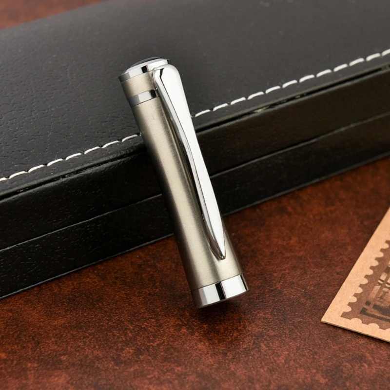 

Luxury Metal Ballpoint Pen Black Business Writing Office Supplies