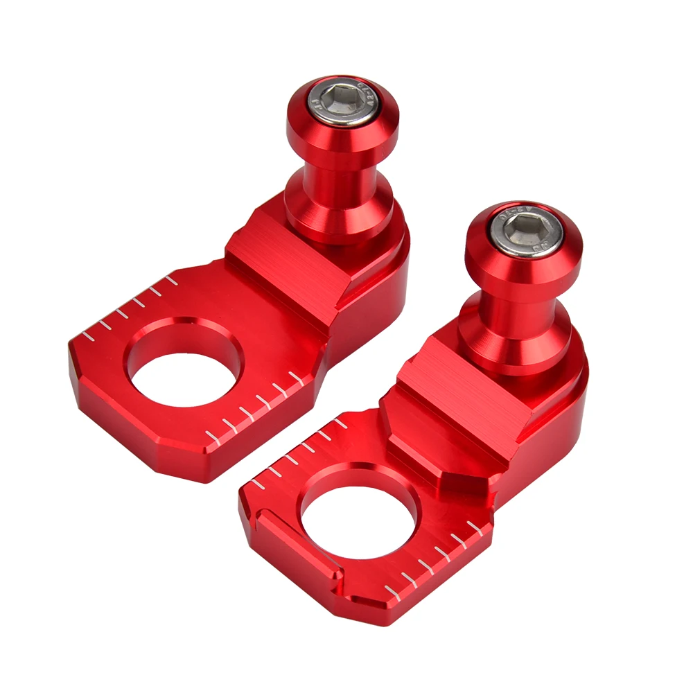 

For Kawasaki ZX-6R ZX6R ZX 6R 2009-2019 ZX-10R ZX10R ZX 10R 2011-2020 Rear Axle Block Chain Adjuster Spindle Slider Parking Ball