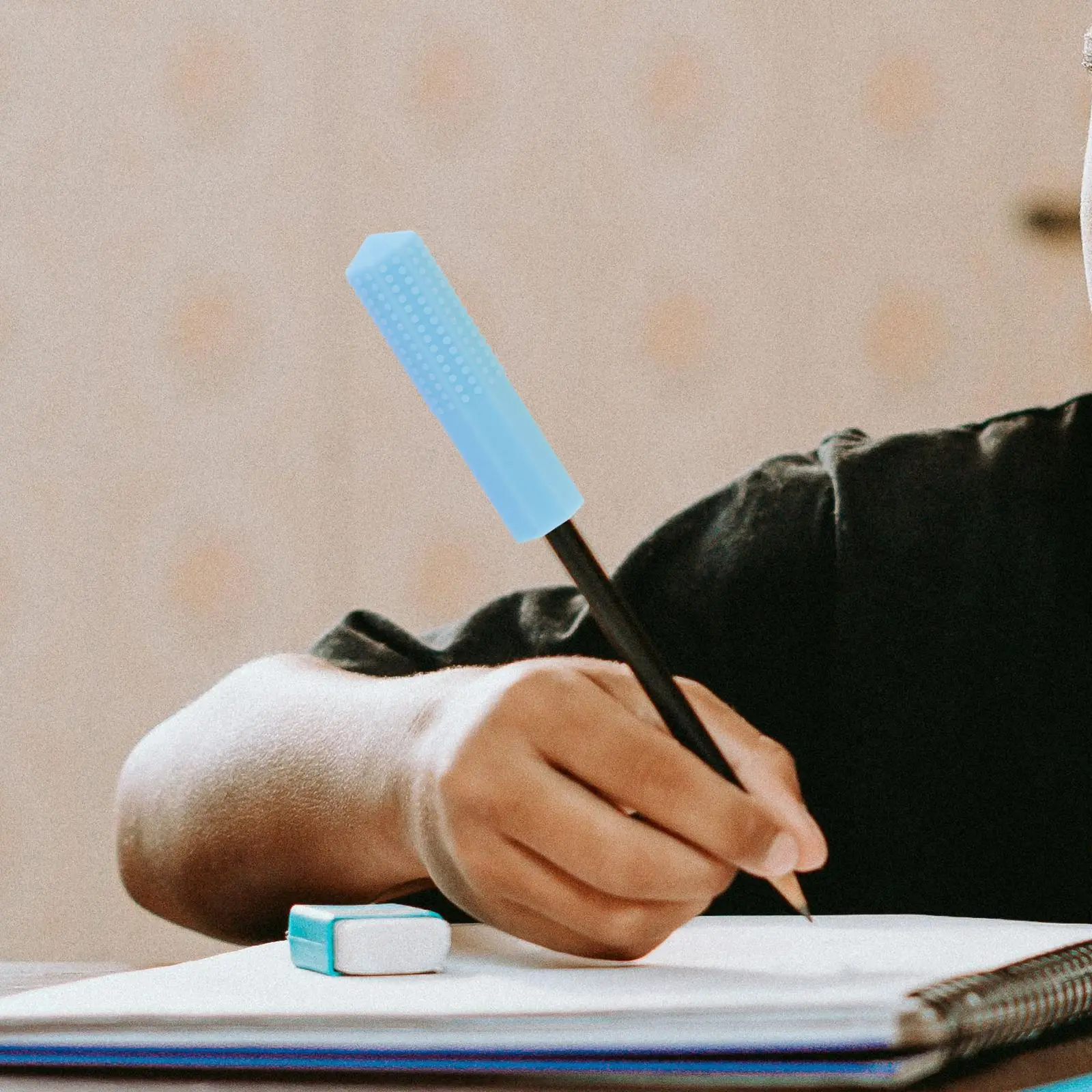 8pcs Silicone Chewable Pencil Topper Chewable Tubes Pen Cap Pencil Topper Chewy Tubes For Sensory Kids Eraser Toppers Silica Gel