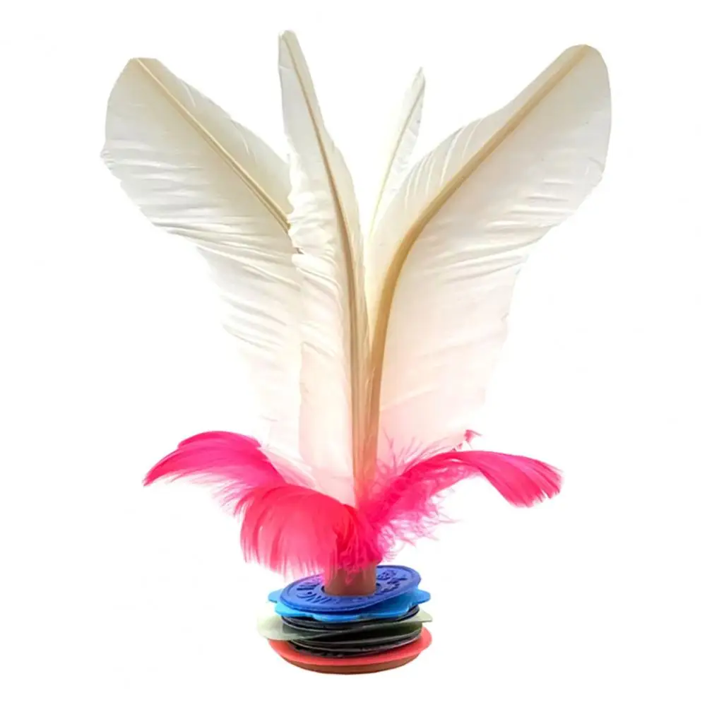 Feather China Kick Shuttlecock Footbal Foot Kick Fancy Goose Feather Shuttlecock For Physical Exercise Kicking