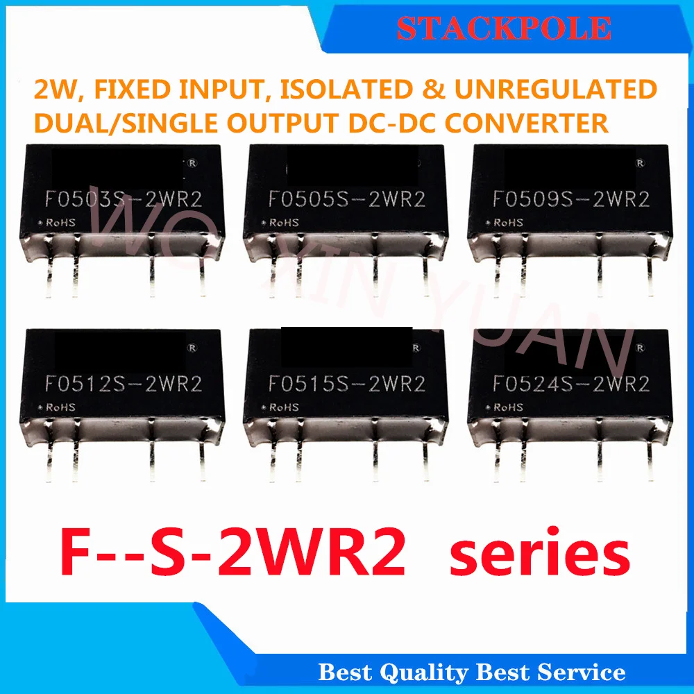 5pcs/lot  F0512S-2WR2  F0515S-2WR2  F0524S-2WR2  F0512S  F0515S  F0524S   SIP-4   [ 2W  DC-DC ]    New original