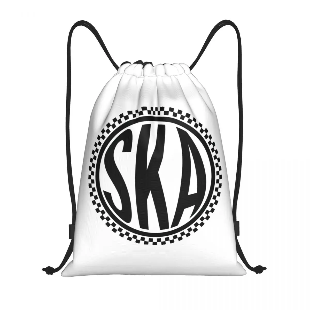 

Custom Ska Jamaica Music Drawstring Backpack Bags Women Men Lightweight Gym Sports Sackpack Sacks for Training