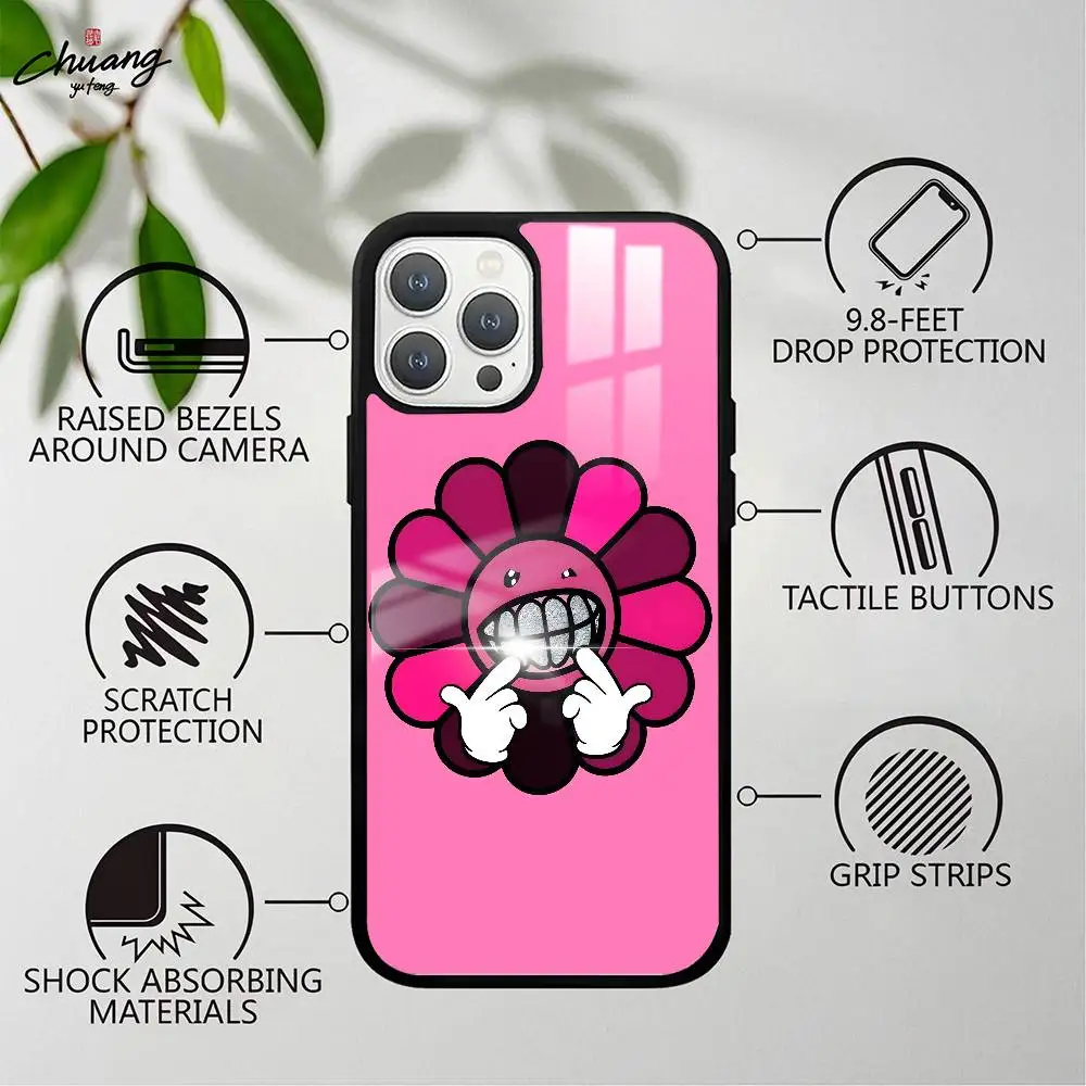 Artist Murakami T-Takashi Phone Case For Iphone 17 12 13 14 15