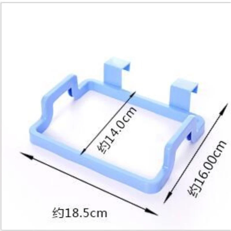 1 Pcs Trash Rack Storage Garbage Bag Holder Cupboard Door Garbage Rubbish Bag Cabinet Hanging Trash Rack Kitchen Orgnizer