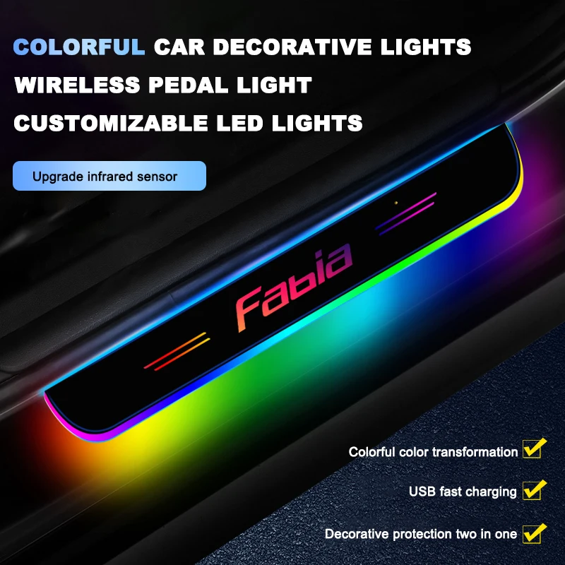 2x LED License Plate Lights – Error-Free For Skoda Fabia, Octavia, Superb, Kodiaq