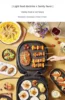 Multifunctional electric frying pan pancake machine double-sided heating electric pancake pan removable and washable 6