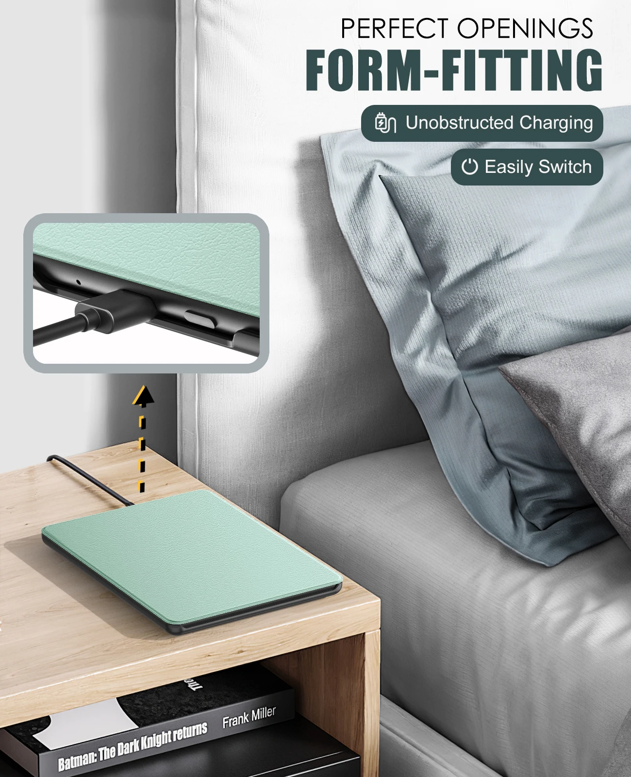 Lightweight Shell Cover with Wake/Sleep Function