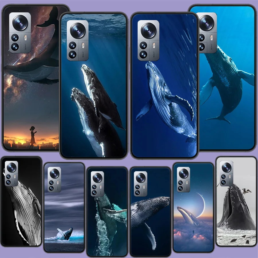 Whale Sea Giant Phone Case Per Xiaomi Mi 13 12T Pro 12X 12 Lite 5G 11T 11I 11 Ultra 10 10T 9T Pro 9 8 6X 5X A1 A2 Capa Coque
