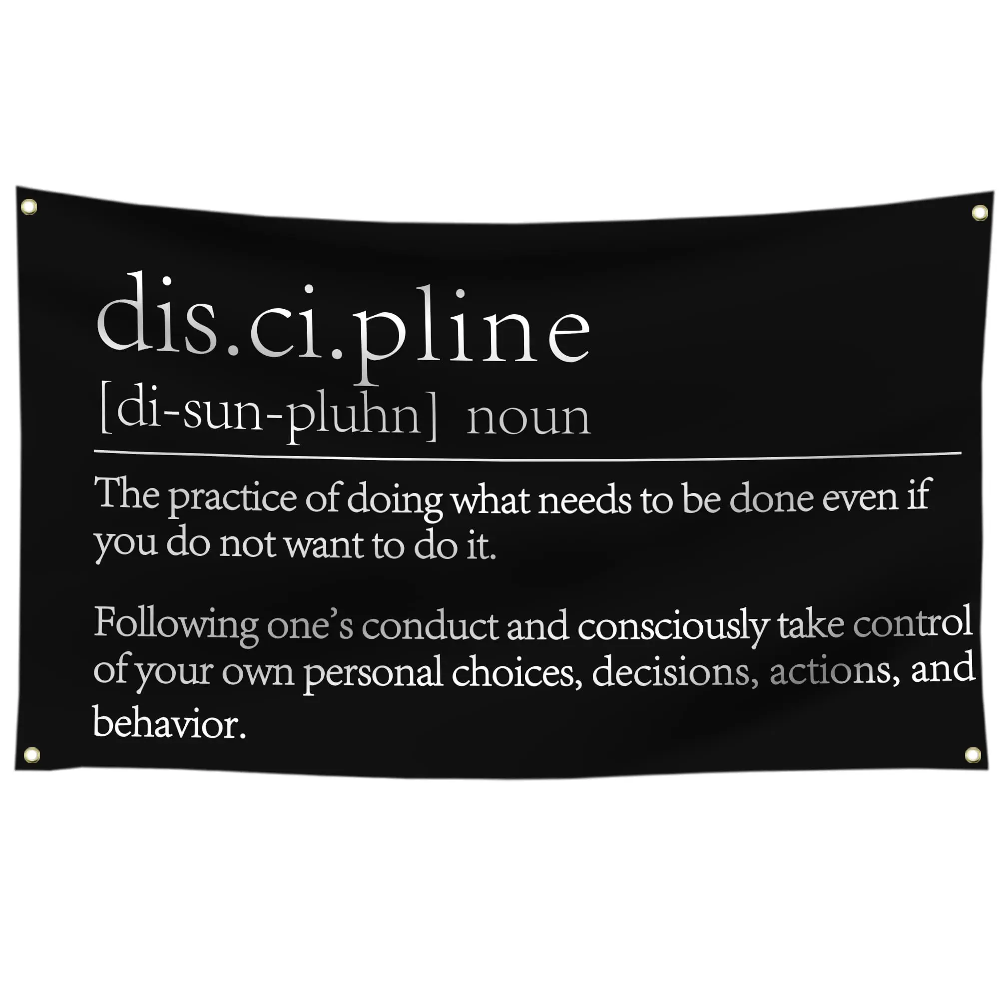 

Directly Delivery 100% Polyester Discipline Flag Motivational Flag