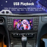 Autoradio STWEI Linux avec CarPlay sans fil, Android Auto, radio FM, Bluetooth, lecteur multimédia pour Mercedes Benz Classe E W211, lecteurs vidéo pour voiture 4
