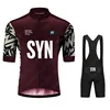 Men Summer SYN Cycling Jersey Set Breathable Racing Cycling Jersey Sport Mtb Bicycle Jersey Bike Cycling Clothing Suit 3