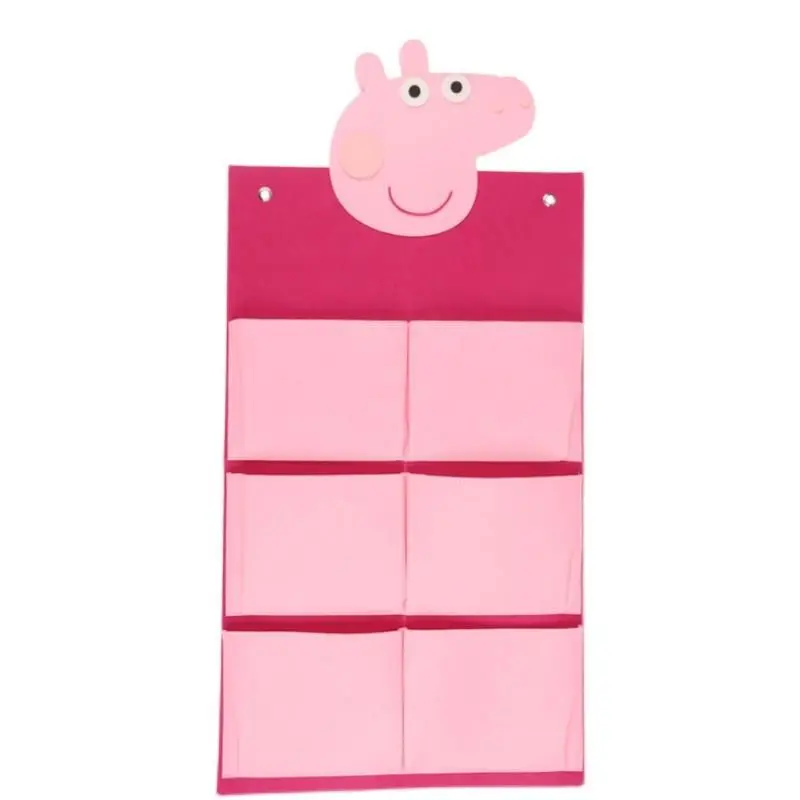 Cute Cartoon Animals Magazine Storage Bag Desk Storage Bag Large Capacity Tool Beside The Desk For Writer And Students