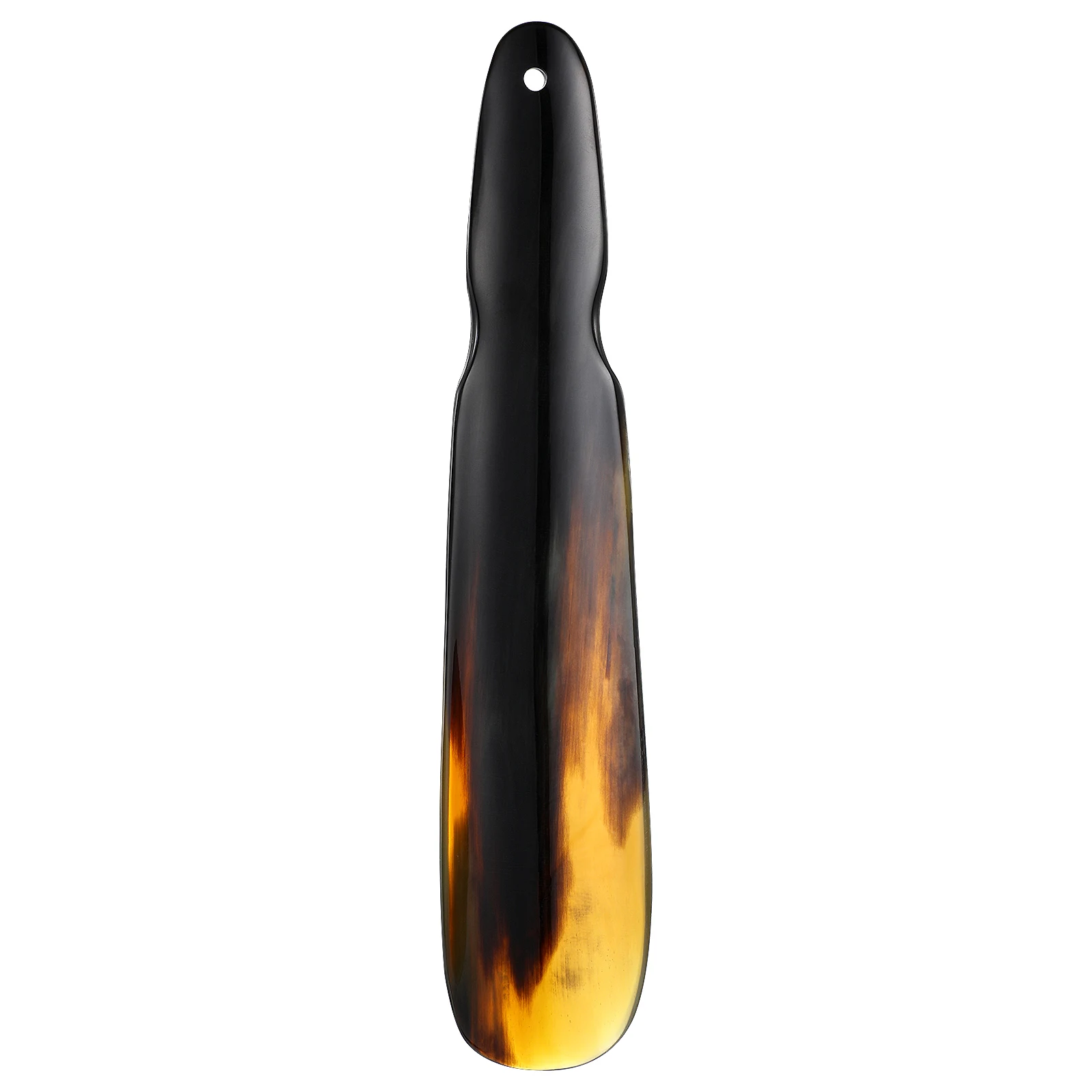 Hangable Yak Horn Convenient Shoe Horn Shoe Lifter Handle Shoehorn for Seniors Pregnant Women Kids 1pc