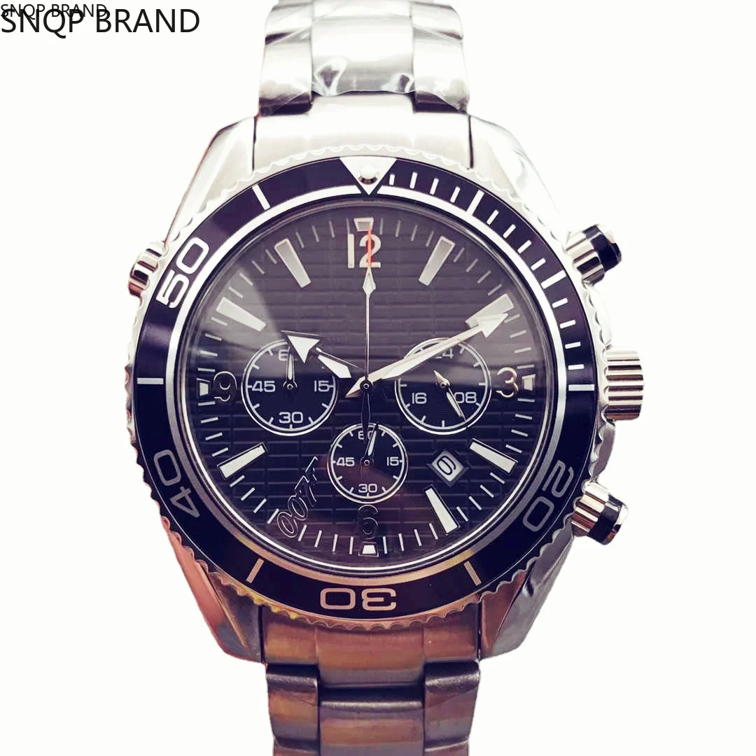 

mens Quartz Chronograph watch Ceramic Black
