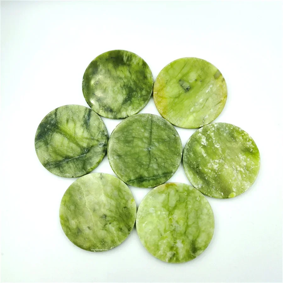 2pcs Natural Jade Eye Patches Face Beauty Skincare Massager Cooling Hot Therapy Eye Massage Stone Anti Wrinkle Puffiness Tool