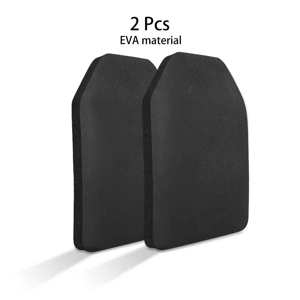 2pcs Airsoft Tactical Vest EVA Plates Body Carrier Vests SAPI Shock Plate for Outdoor Hunting Paintball War Game Protective