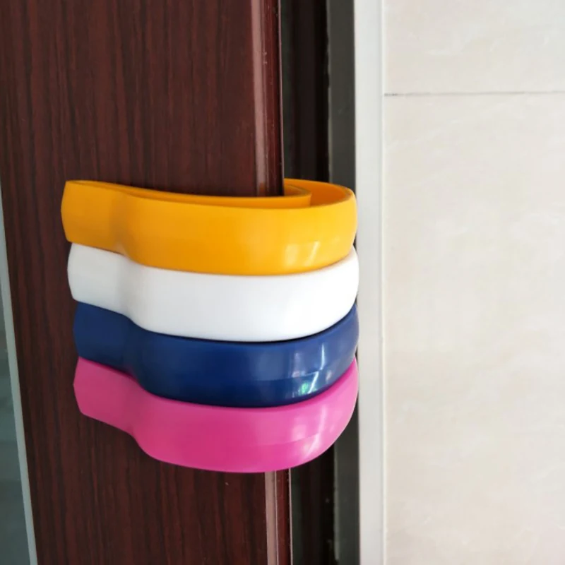 First Responder Door Jam Security Stops Edge Plastic C-Shaped Wedge Children Protection Locks Finger Safe Doors Stopper