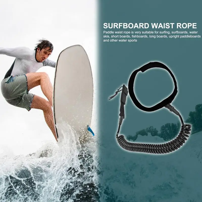 Water Sport Surfboard Leash Foil Wing Surf Waist Leash Hip Belt Surfing Chest Strap Releasable Leashes 4.59ft