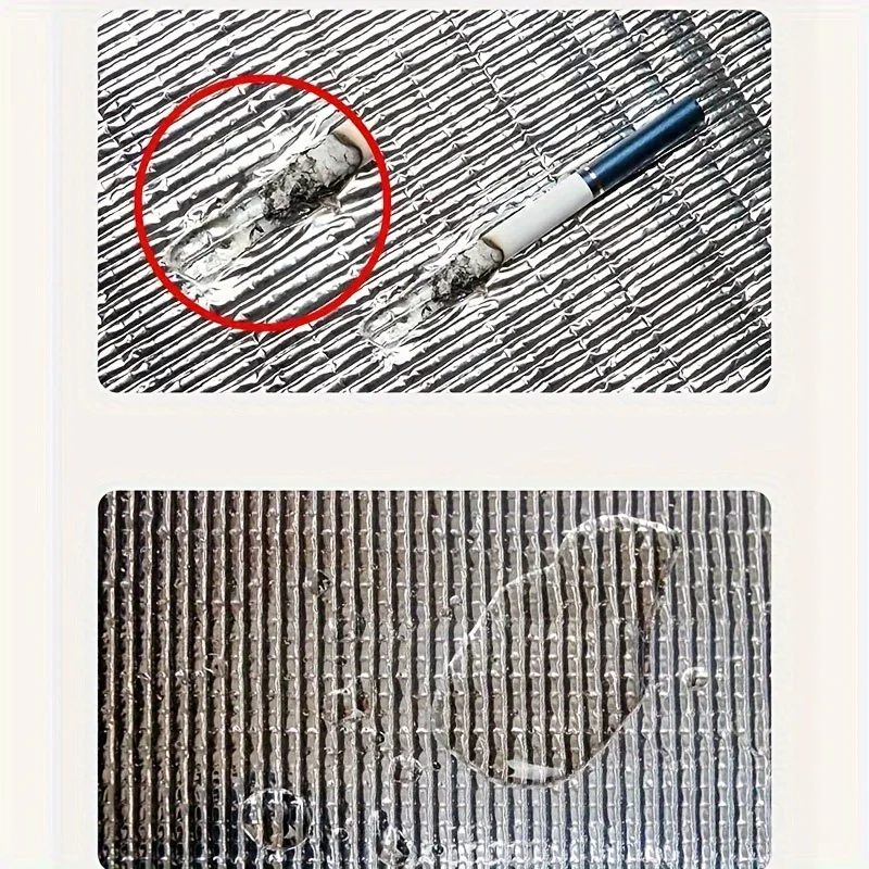 Air Conditioner Cover 1/2PCS Outdoor Unit Protective Flame Retardant and Rainproof Composite Aluminum Foil
