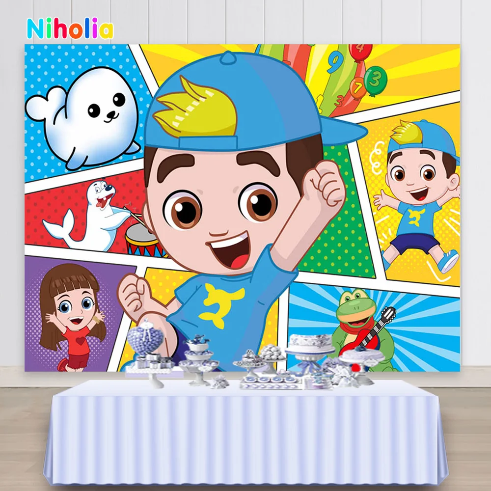 7x5FT Personalized Luccas Neto Happy Birthday Custom Photo Backdrop  Background Vinyl 220cm X 150cm - AliExpress