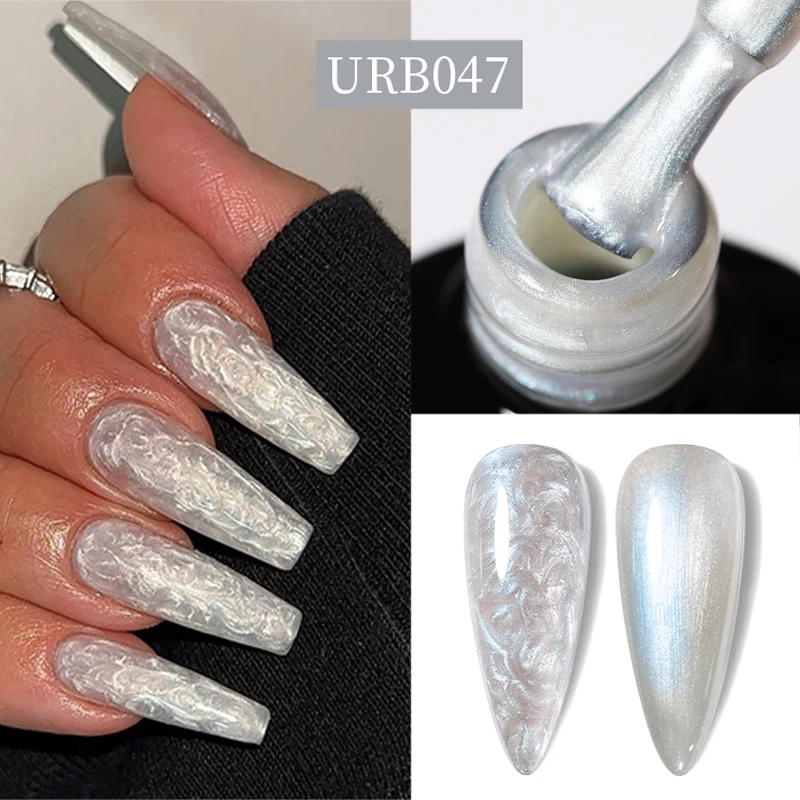 UR SUGAR 7.5ml Thread Shell Gel Nail Polish Auroras Pearl Soak Off UV Nails Gel Varnish Semi Permanent Nail Art Varnish