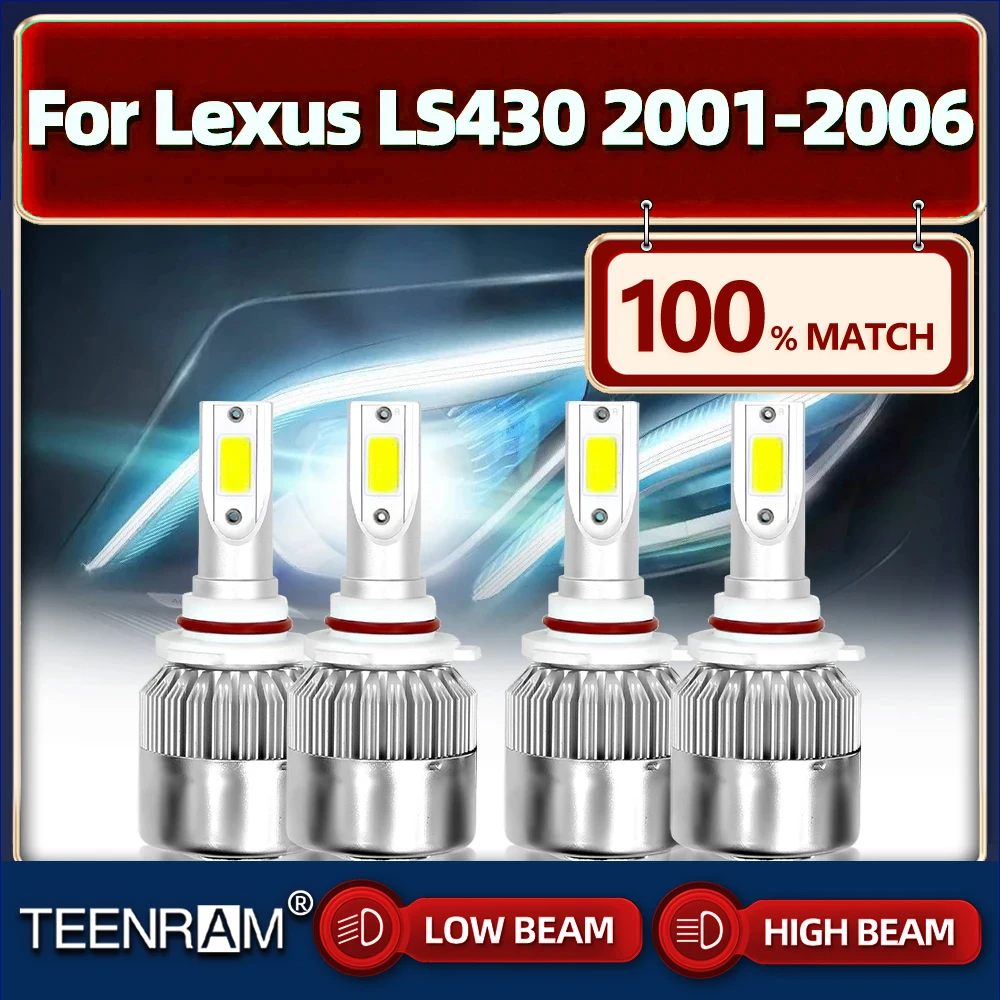 

40000LM 240W LED Headlights HB3 HB4 9005 9006 Canbus Car Light Bulbs Turbo Lamp For Lexus LS430 2001 2002 2003 2004 2005 2006