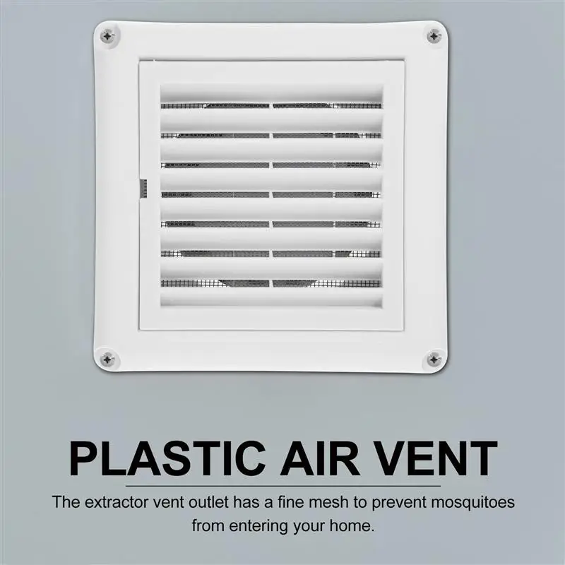 Air vent grille 100/150mm air vent grille ventilation grille air vent cover ducting ventilation cover Ventilation Cover Wall Ceiling Mounted Vent Insect Screen Mesh For Bathroom Office Home