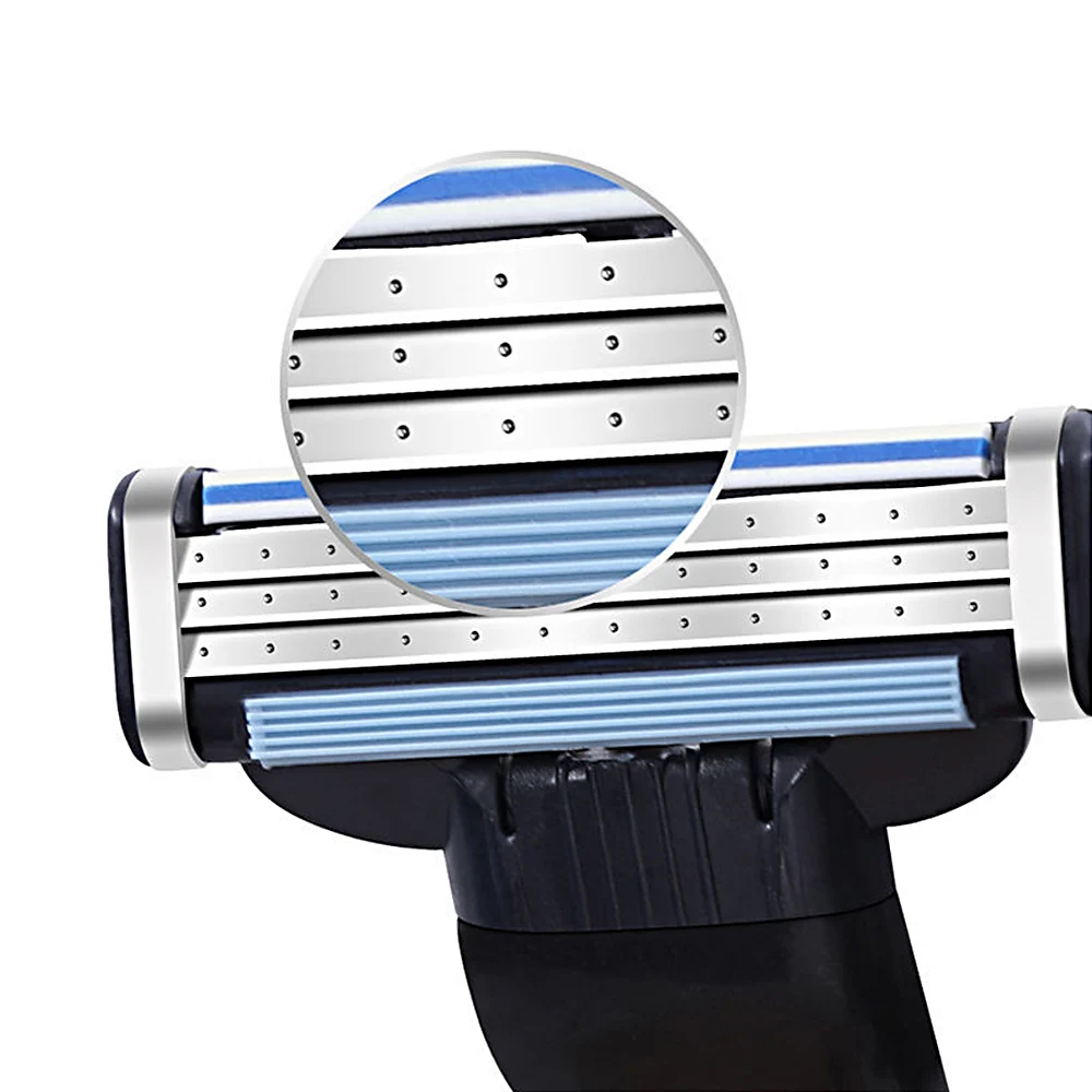 Razor Head High quality replacement general purpose handle 3 layer blade New Design Three layer dual color men's razor head