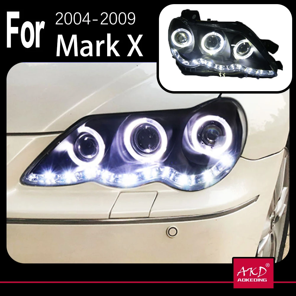 Akd車モデルトヨタマークx Ledヘッドライト04から09ヘッドライトレイツdrlターンシグナル高ビームエンジェルアイプロジェクターレンズ Aliexpress Akd車モデルトヨタマークx Ledヘッドライト04から09ヘッドライトレイツdrlターンシグナル高ビームエンジェルアイプロジェクターレンズ Aliexpress