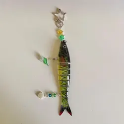 Artisanal Fish - Themed Keychain: Perfect Gift (Green)