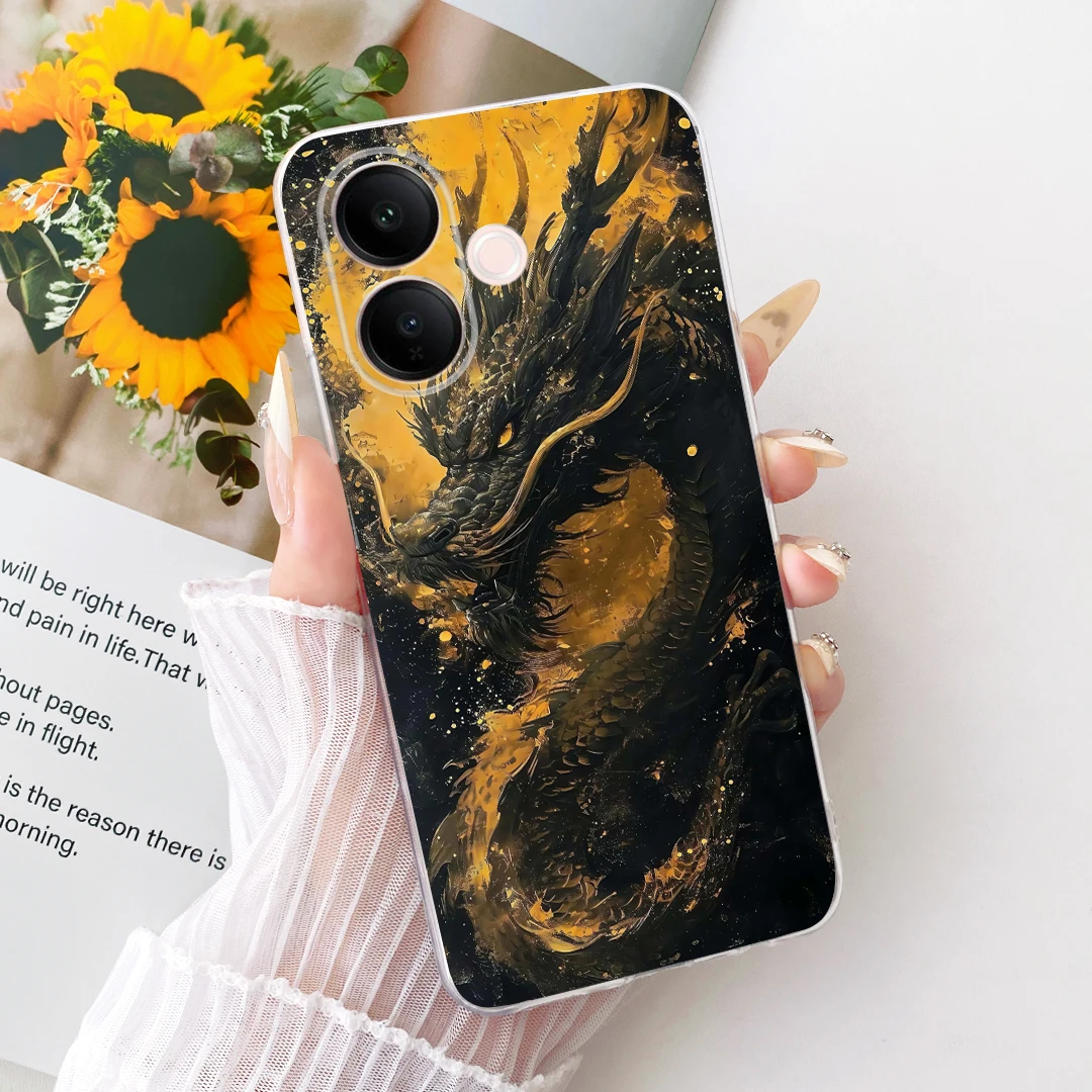 Stylish Painted Soft Slim Phone Case - Fashionable Protective Back Cover